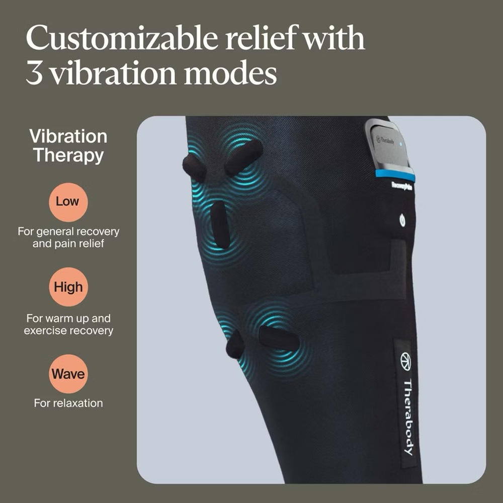 NIB Sealed Therabody RecoveryPulse Calf Compression & Vibration - Size M - Picture 3 of 12
